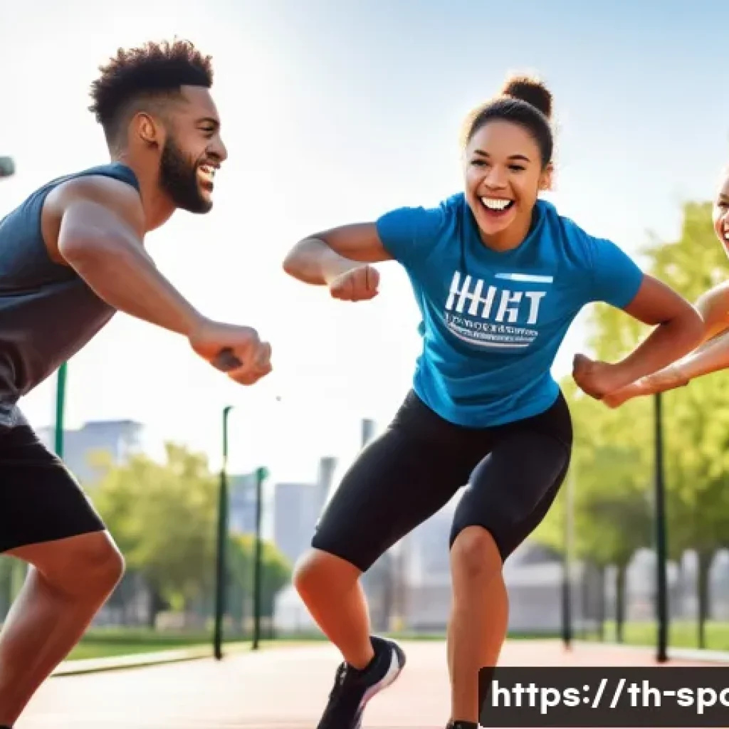 연령대별 운동 처방 - **Image Prompt: Dynamic Youth Fitness**
    A group of diverse young adults (ages 18-25, male and fe...